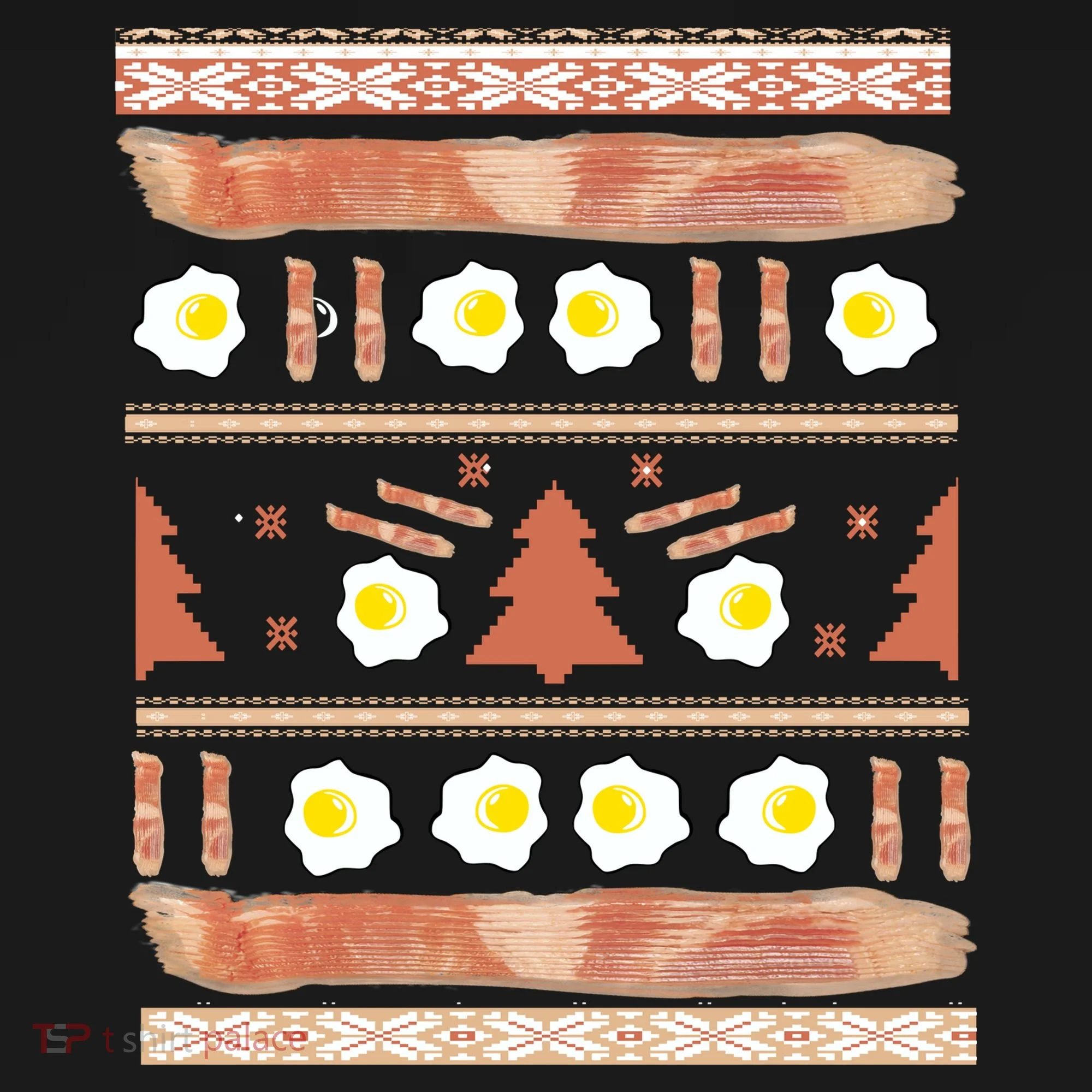 Ugly Bacon And Eggs Christmas Sweater Sweatshirt
