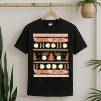 Ugly Bacon And Eggs Christmas Sweater T-Shirt thumb 2