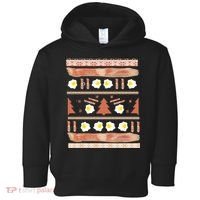 Ugly Bacon And Eggs Christmas Sweater Toddler Hoodie thumb 0
