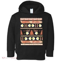 Ugly Bacon And Eggs Christmas Sweater Toddler Hoodie thumb 0