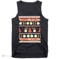 Ugly Bacon And Eggs Christmas Sweater Tank Top thumb 0
