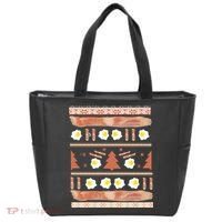 Ugly Bacon And Eggs Christmas Sweater Tote Bag thumb 0