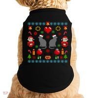 Ugly Cat Christmas Sweater 8 Bit Doggie Tank thumb 0