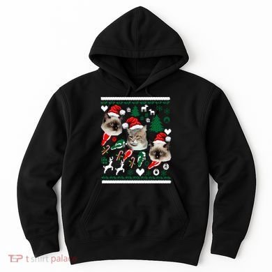 Ugly Cat Christmas Sweatshirt Sweater Hoodie