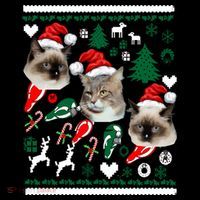 Ugly Cat Christmas Sweatshirt Sweater Hoodie thumb 7