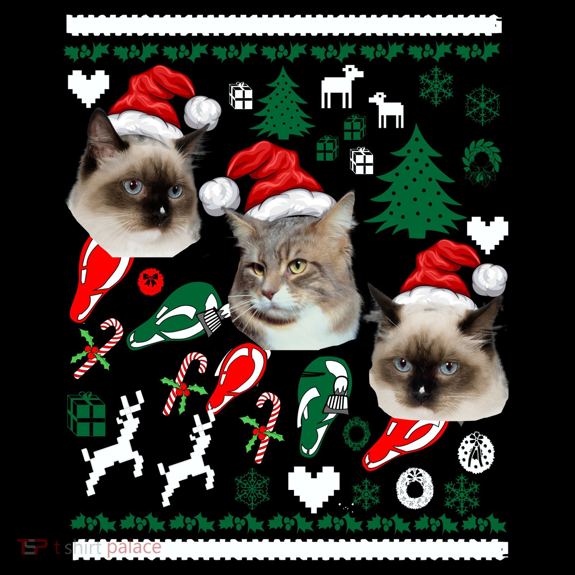 Ugly Cat Christmas Sweatshirt Sweater Sweatshirt