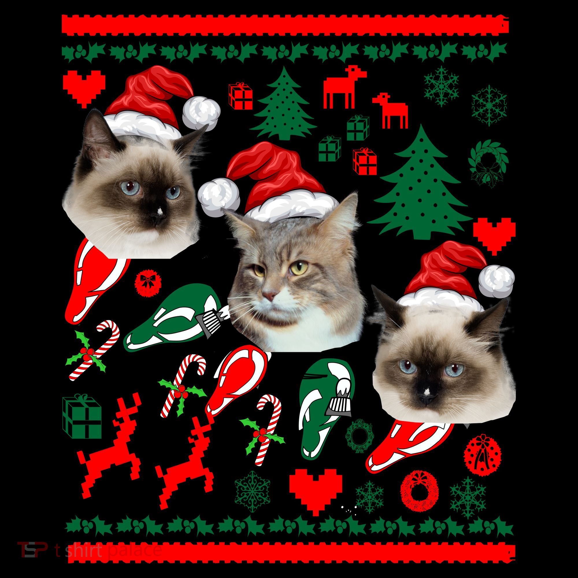 Ugly Cat Christmas Sweatshirt Sweater Coffee Mug