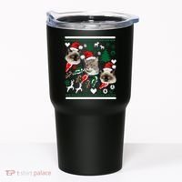 Ugly Cat Christmas Sweatshirt Sweater Tumbler thumb 0