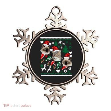 Ugly Cat Christmas Sweatshirt Sweater Ornament