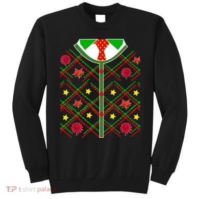 Ugly Christmas Cardigan Tie Sweater Sweatshirt