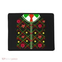 Ugly Christmas Cardigan Tie Sweater Mousepad thumb 0