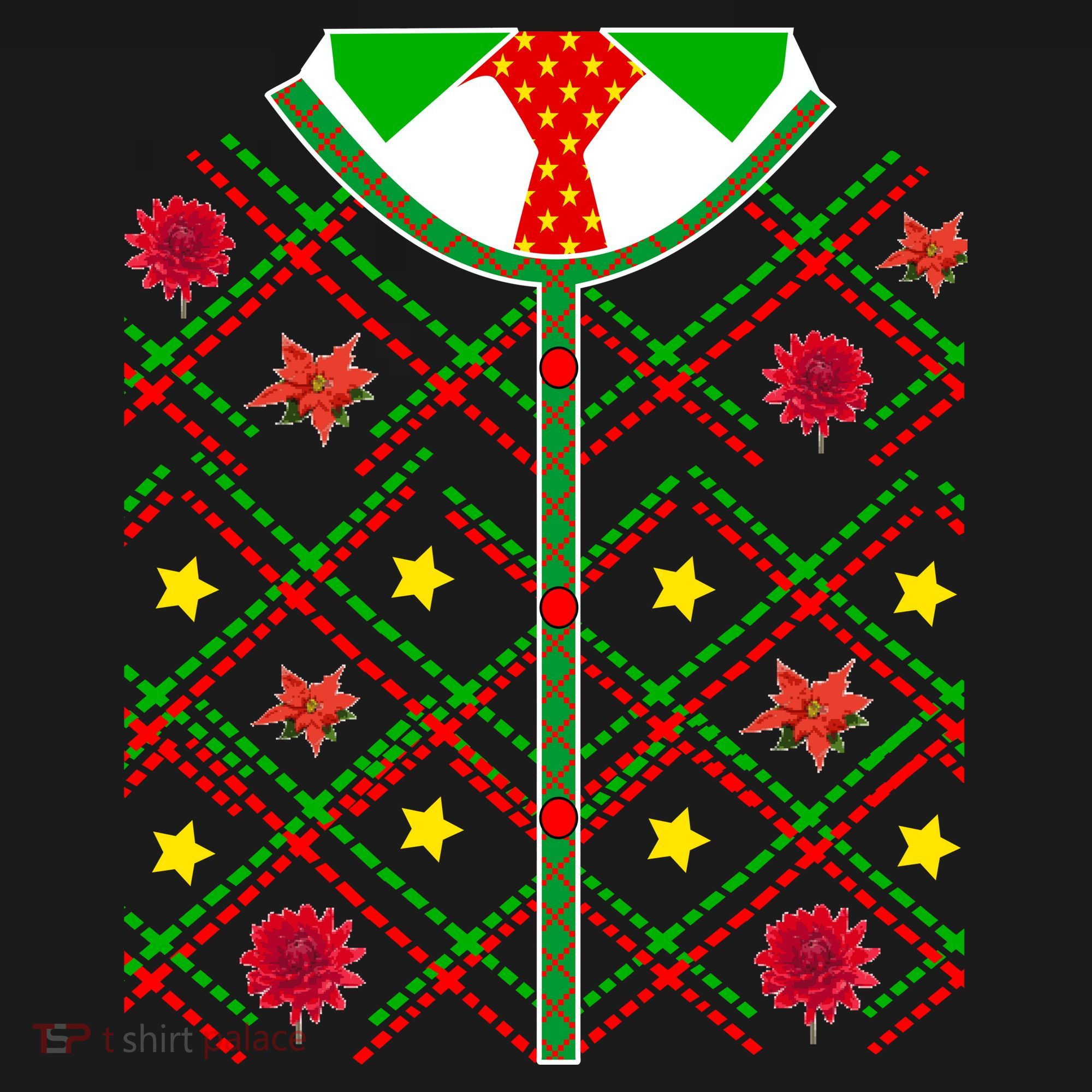 Ugly Christmas Cardigan Tie Sweater Toddler Hoodie