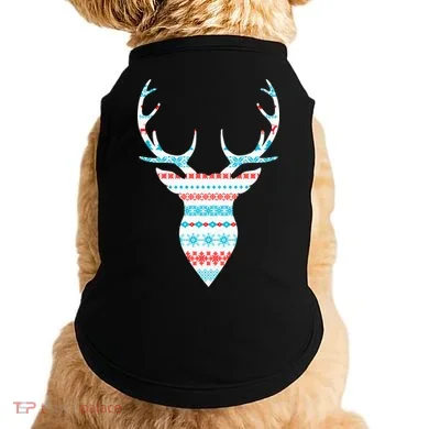 Ugly Christmas Pattern Deer Doggie Tank
