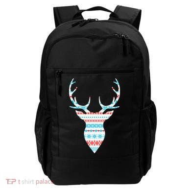Ugly Christmas Pattern Deer Backpack