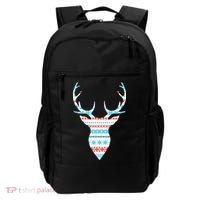 Ugly Christmas Pattern Deer Backpack thumb 0