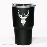 Ugly Christmas Pattern Deer Tumbler thumb 0