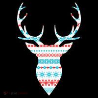 Ugly Christmas Pattern Deer Women's Tank Top thumb 5