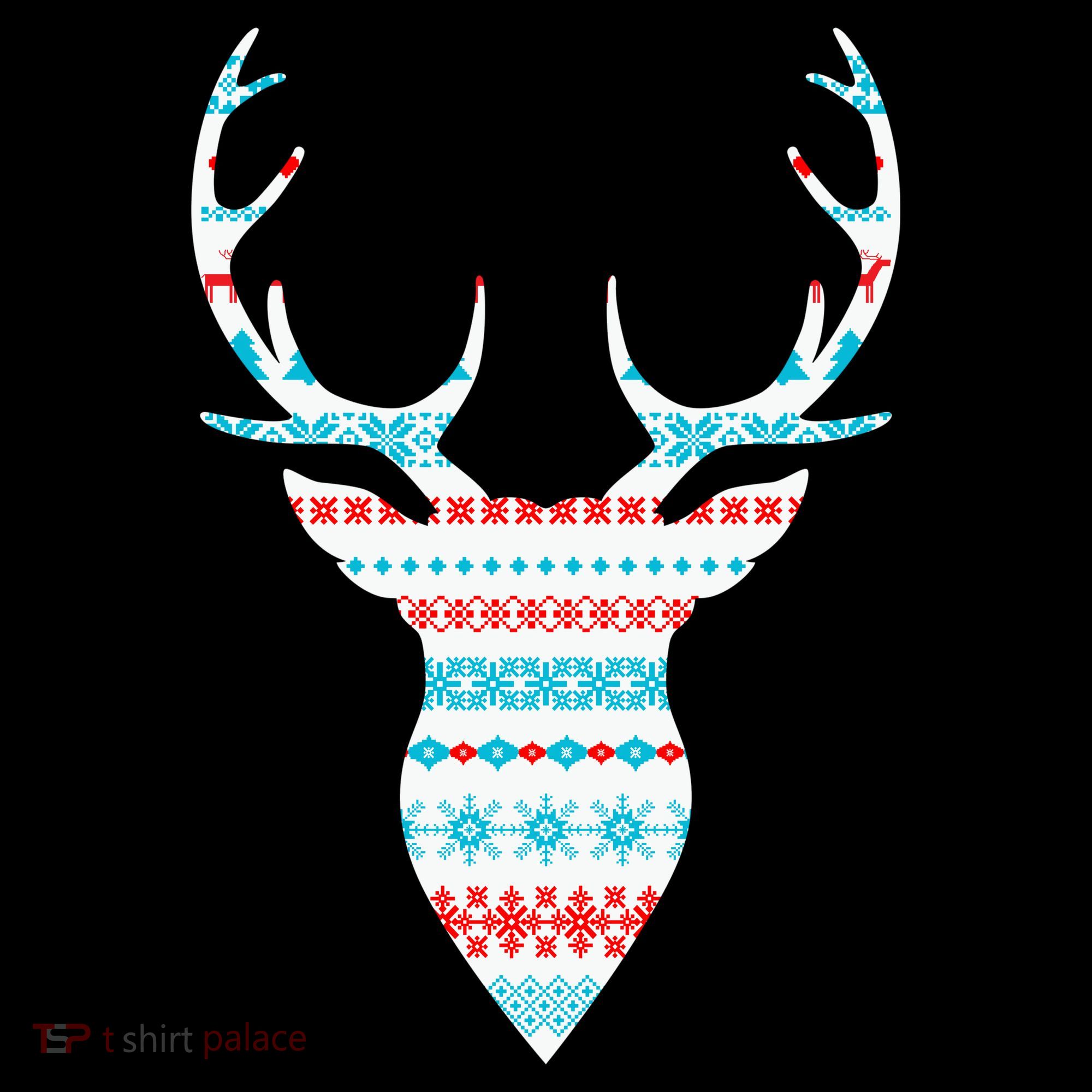 Ugly Christmas Pattern Deer Tote Bag