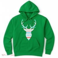 Ugly Christmas Pattern Deer Hoodie thumb 0