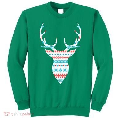 Ugly Christmas Pattern Deer Sweatshirt