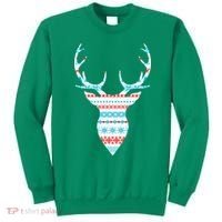 Ugly Christmas Pattern Deer Sweatshirt thumb 0