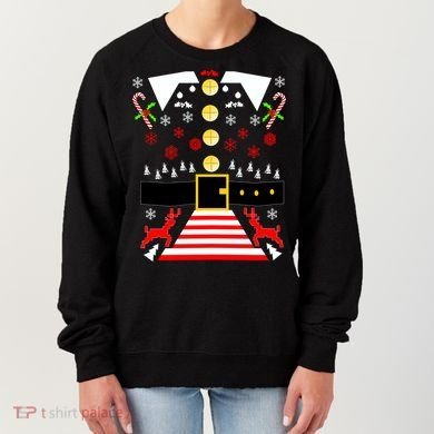 Ugly Christmas Sweater Elf Costume Women's Sweatshirt