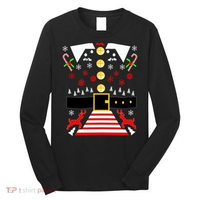 Ugly Christmas Sweater Elf Costume Long Sleeve Shirt
