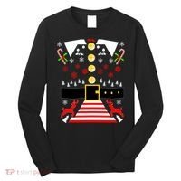 Ugly Christmas Sweater Elf Costume Long Sleeve Shirt thumb 0