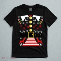 Ugly Christmas Sweater Elf Costume T-Shirt thumb 5