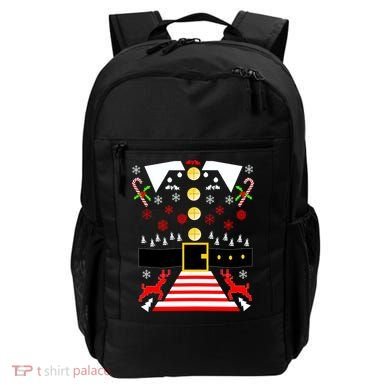 Ugly Christmas Sweater Elf Costume Backpack