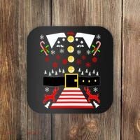 Ugly Christmas Sweater Elf Costume Coaster thumb 0