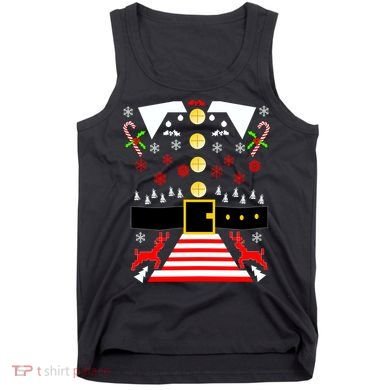 Ugly Christmas Sweater Elf Costume Tank Top