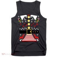 Ugly Christmas Sweater Elf Costume Tank Top thumb 0