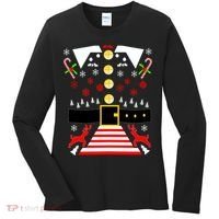 Ugly Christmas Sweater Elf Costume Women's Long Sleeve Shirt thumb 0