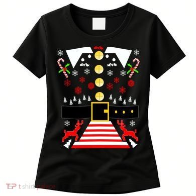 Ugly Christmas Sweater Elf Costume Women's T-Shirt