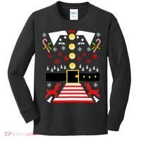 Ugly Christmas Sweater Elf Costume Kids Long Sleeve Shirt thumb 0