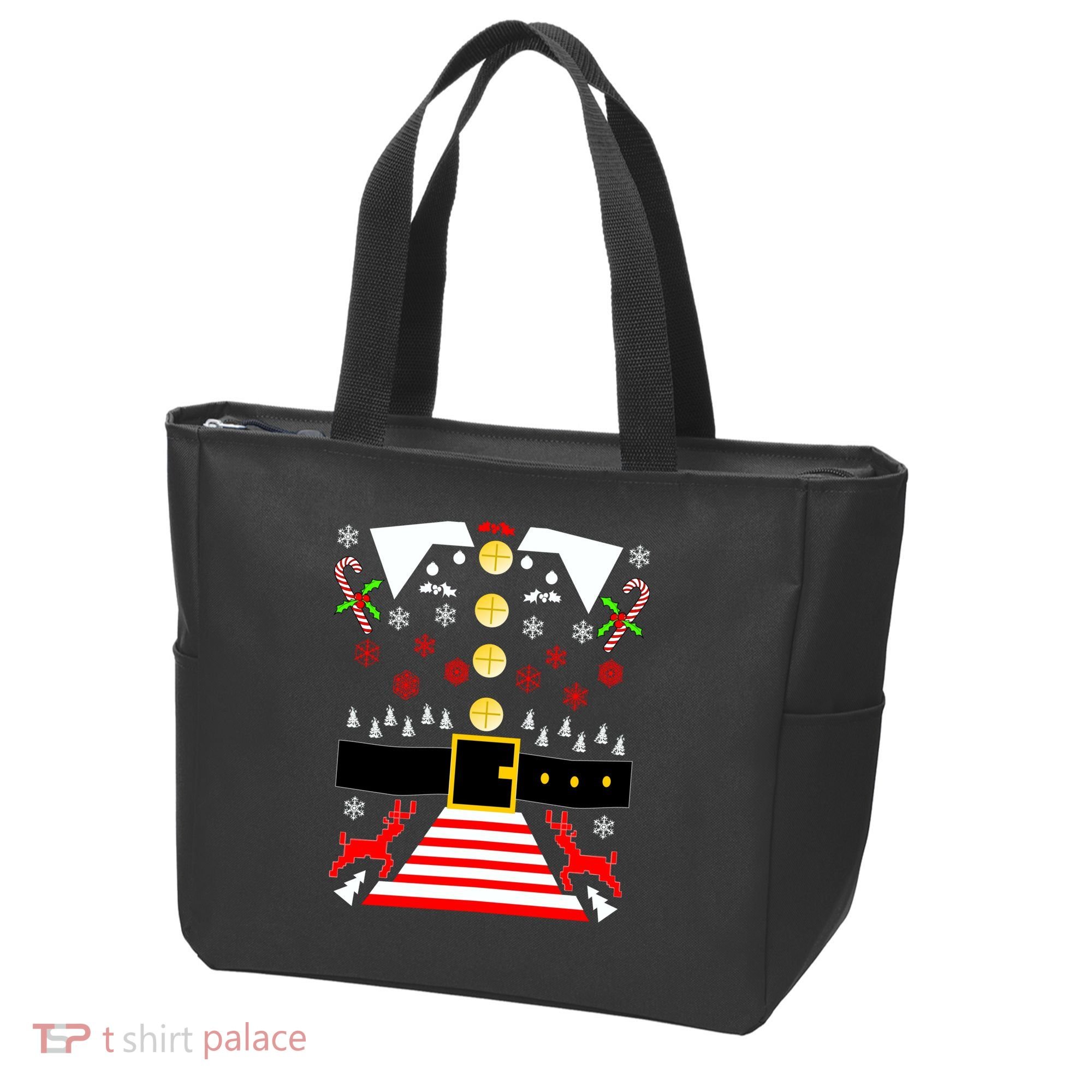 Ugly Christmas Sweater Elf Costume Tote Bag