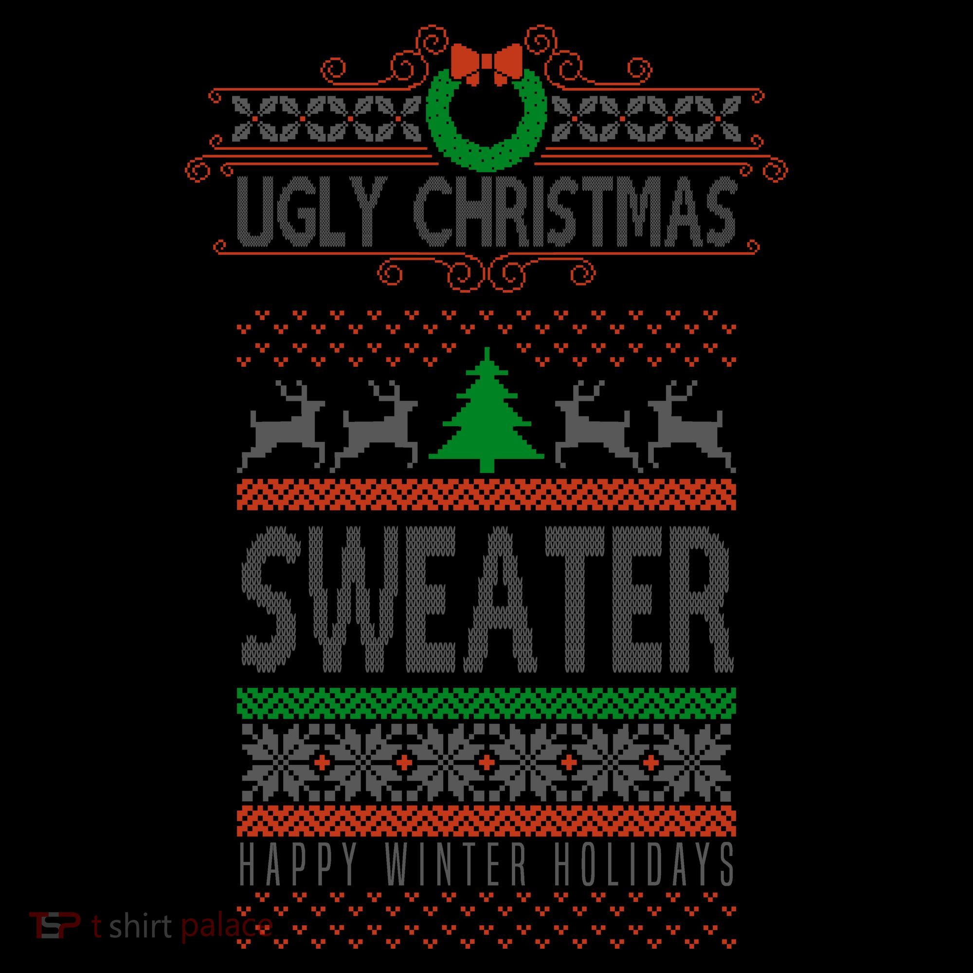 Ugly Christmas Sweater Happy Winter Holidays Coffee Mug