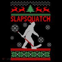 Ugly Christmas Sweater Hockey Sasquatch Coffee Mug thumb 5