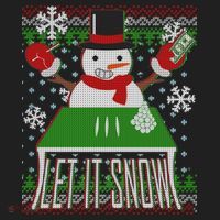 Ugly Christmas Sweater Let It Snow Frosty Snowman On Drugs Beanie thumb 2