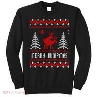 Ugly Christmas Sweater Merry Humpmas Reindeer Sweatshirt thumb 0