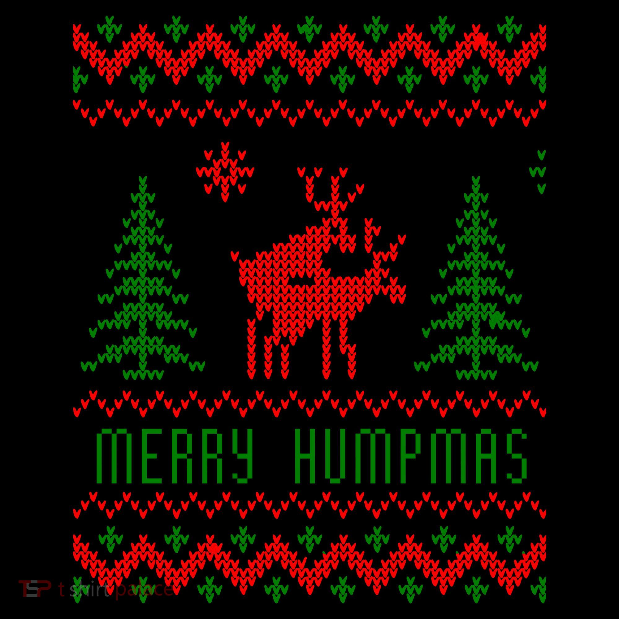 Ugly Christmas Sweater Merry Humpmas Reindeer Coffee Mug