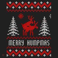 Ugly Christmas Sweater Merry Humpmas Reindeer Tumbler thumb 3