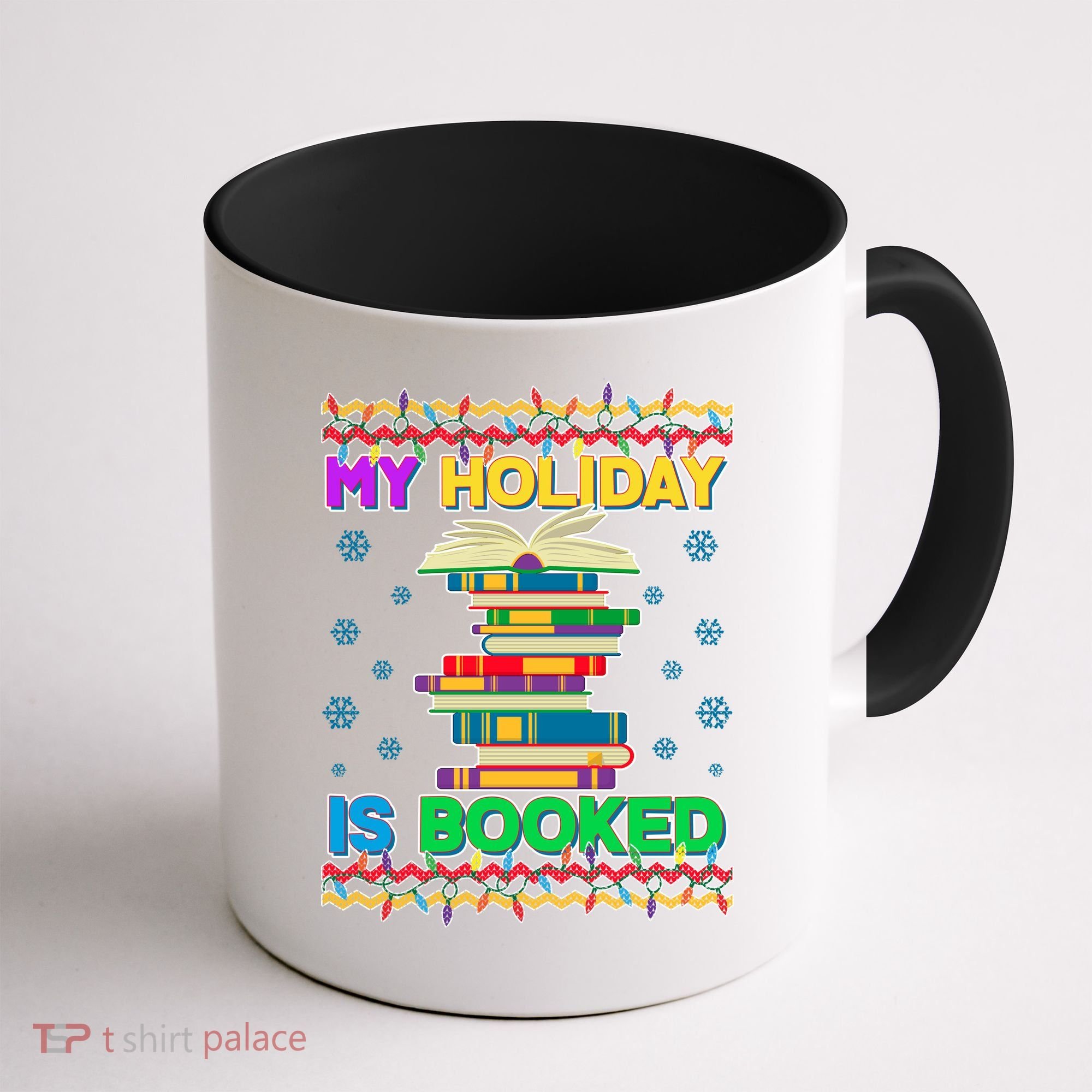 Ugly Christmas Sweater My Holiday Is Booked Coffee Mug
