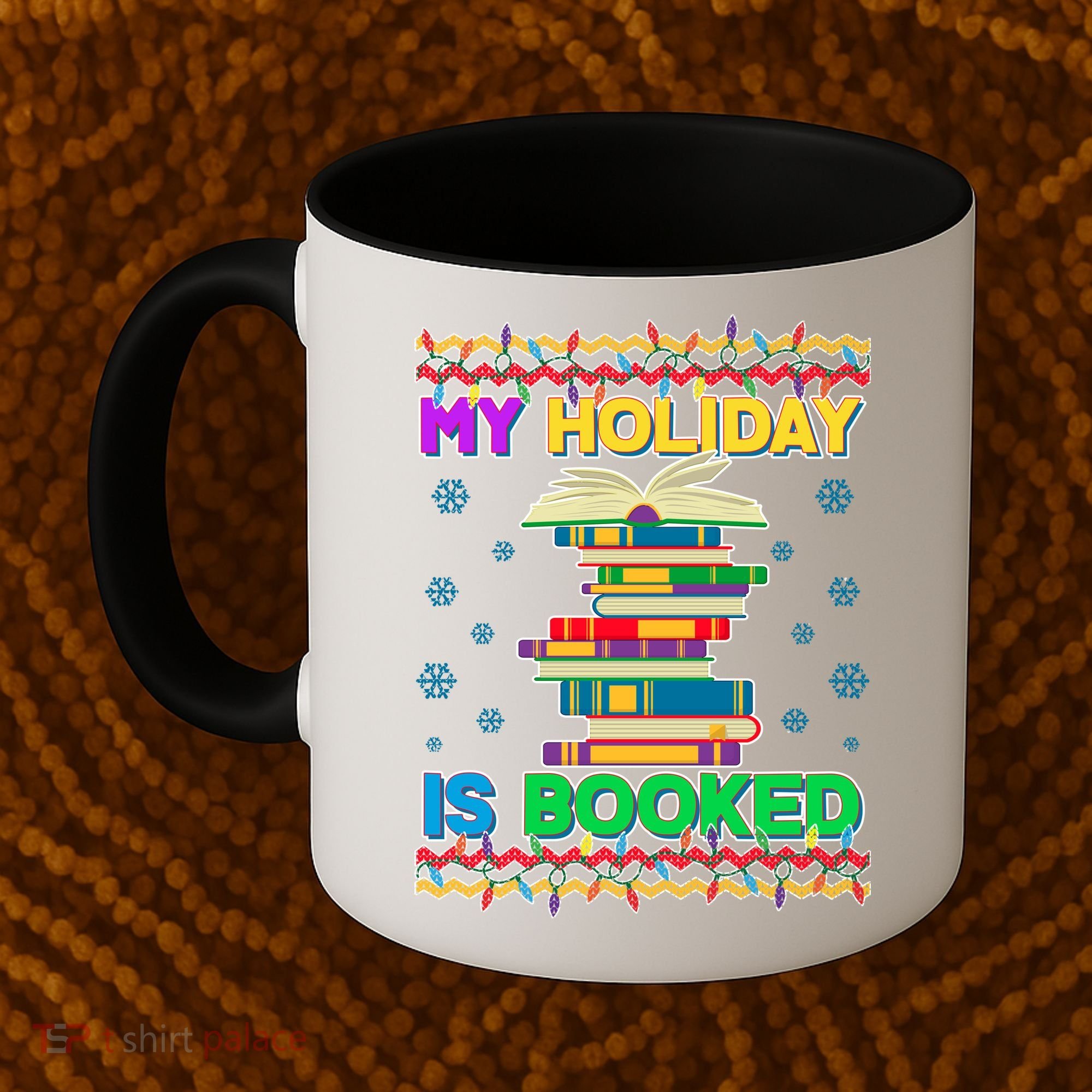 Ugly Christmas Sweater My Holiday Is Booked Coffee Mug