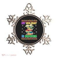 Ugly Christmas Sweater My Holiday Is Booked Ornament thumb 0