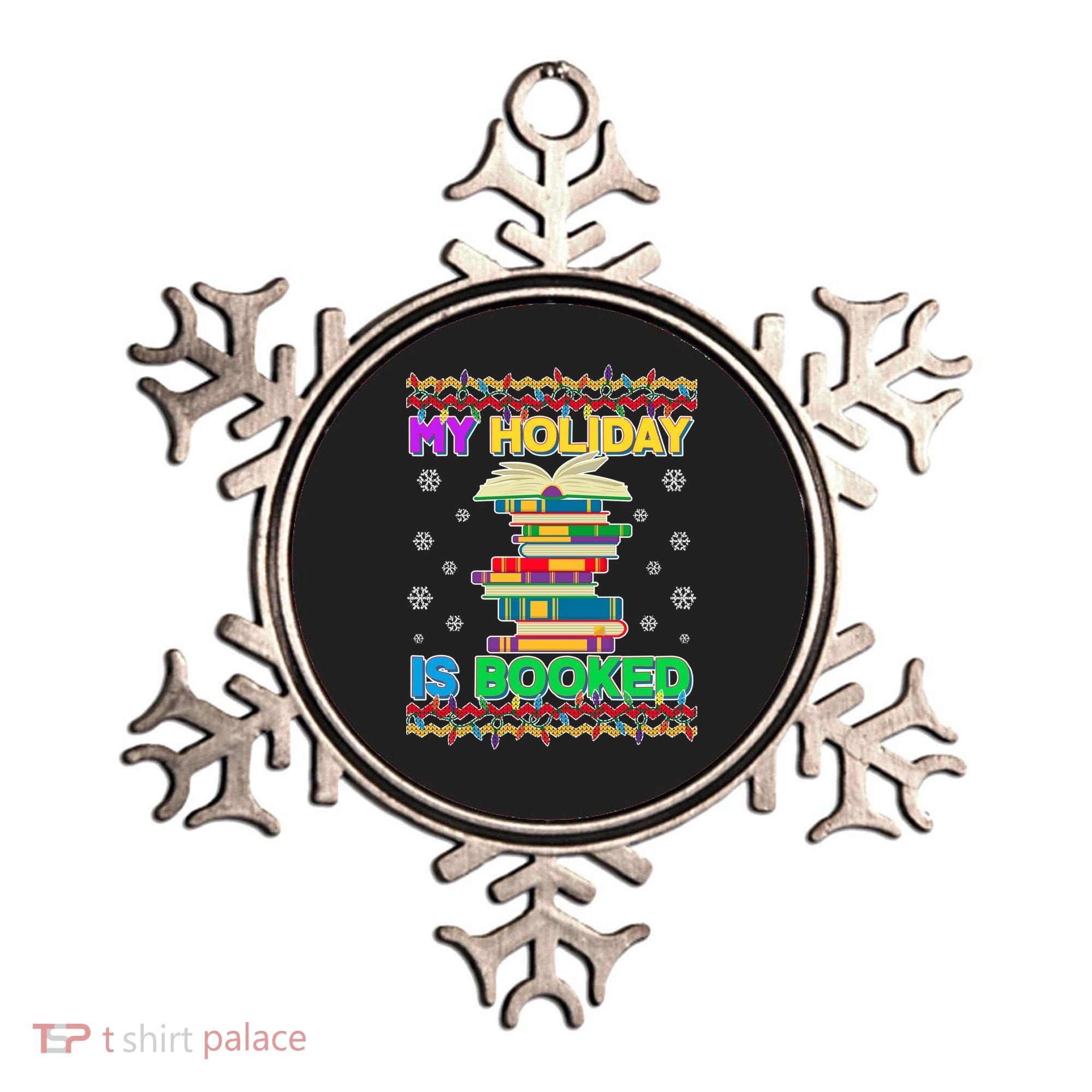 Ugly Christmas Sweater My Holiday Is Booked Ornament