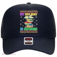 Ugly Christmas Sweater My Holiday Is Booked Hat thumb 0