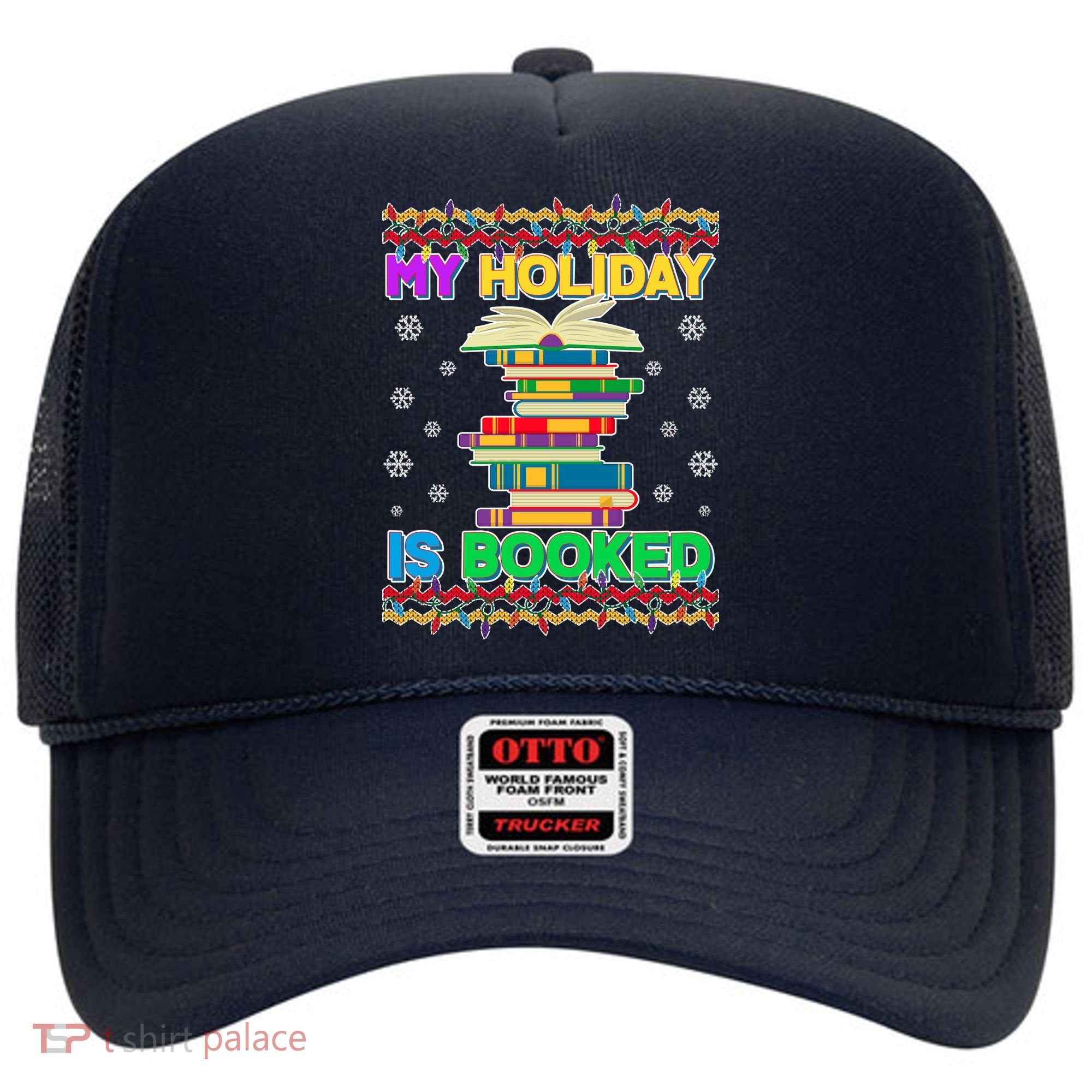 Ugly Christmas Sweater My Holiday Is Booked Hat