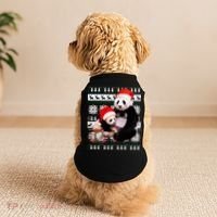 Ugly Christmas Sweater Panda Bears Doggie Tank thumb 2
